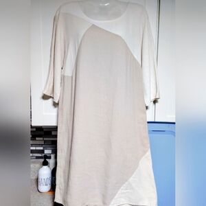 For CYNTHIA Linen Blend Dress